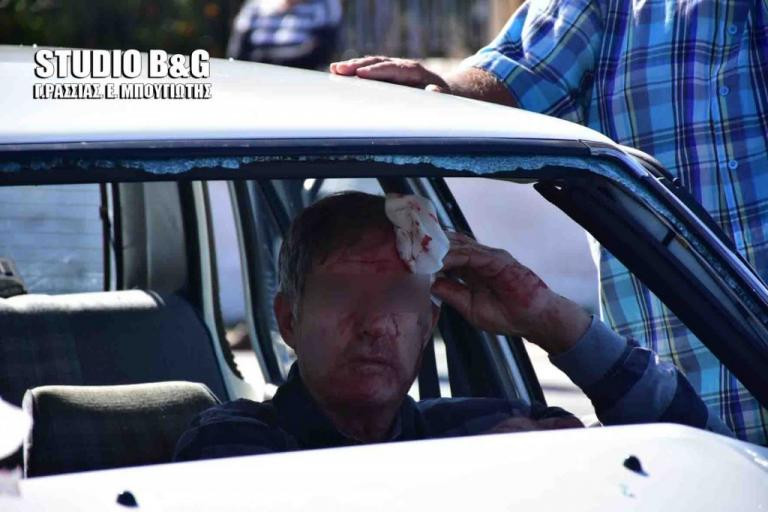 Ναύπλιο: Σοβαρό τροχαίο με δύο τραυματίες – Σοκάρουν οι εικόνες από το σημείο (βίντεο, εικόνες)